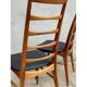 Set of 4 Scandinavian chairs model Liz in rosewood by Niels Koefoed