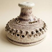 Brutalist hanging lamp in ceramic, Denmark, 1960s-1970s