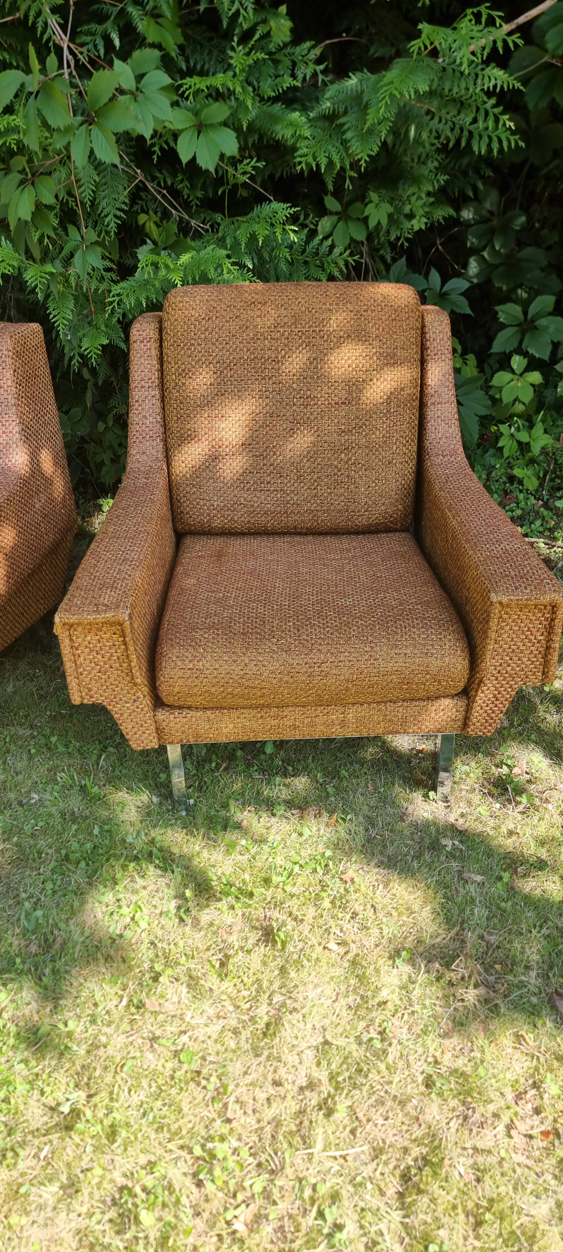 Pair of 1950s armchairs