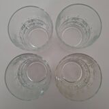 4 whisky glasses from the 70s