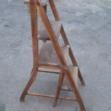 Wooden stepladder library
