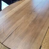 Vintage farmhouse coffee table with flaps