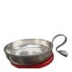 MARIA PERGAY pompom centrepiece 1970s chic design silver-plated