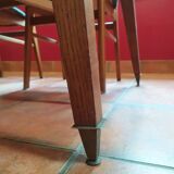 Compass foot table with extensions
