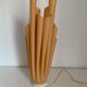 Vintage 1970s Athena Georgia Jacob Salmon Draped Lamp - 50 cm