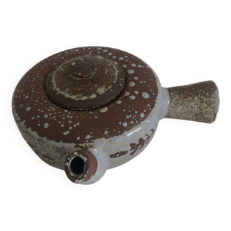 Antique ceramic teapot by Joel Baudouin Durtal
