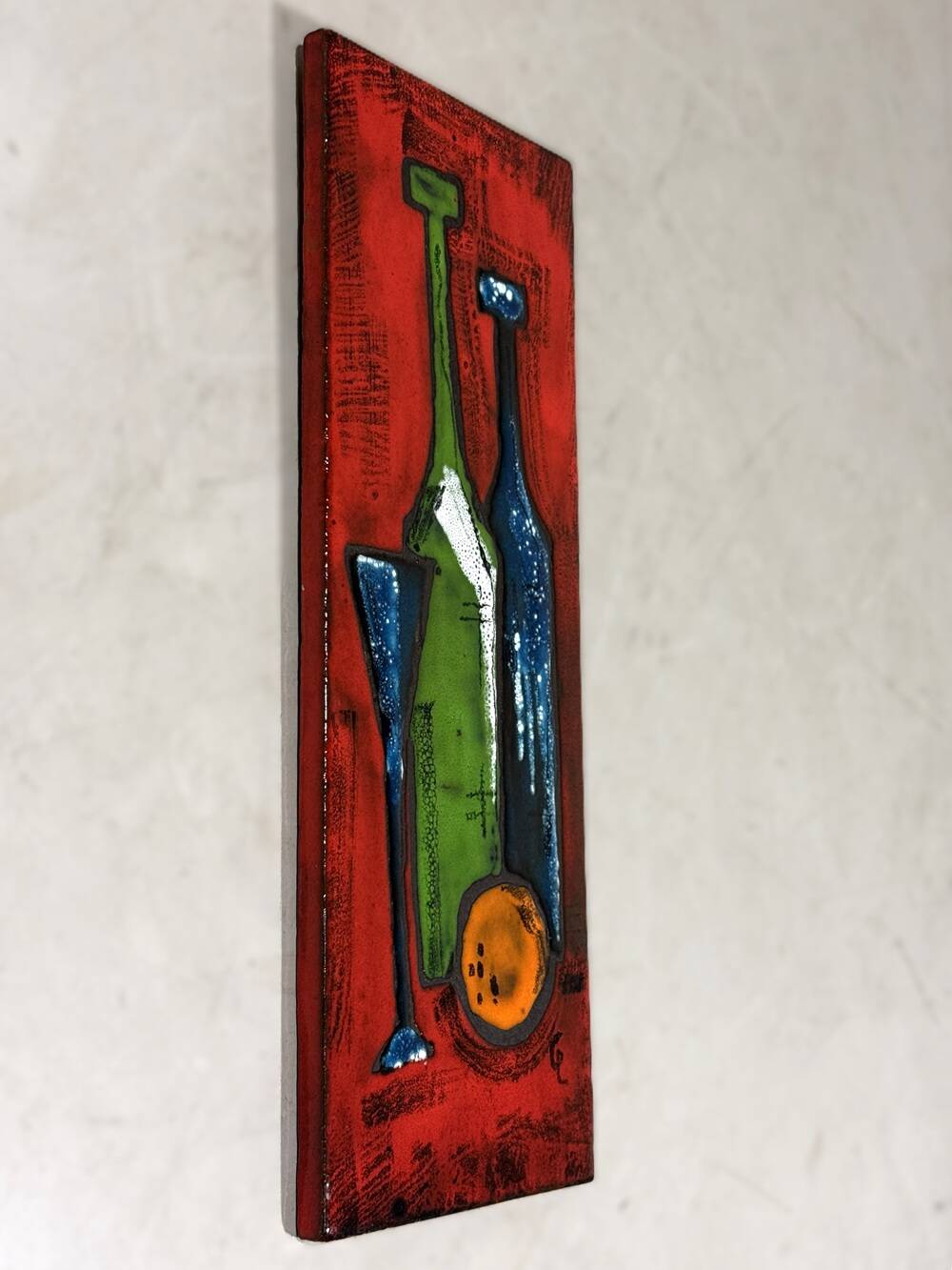 Ceramic wall decoration bottles Germany