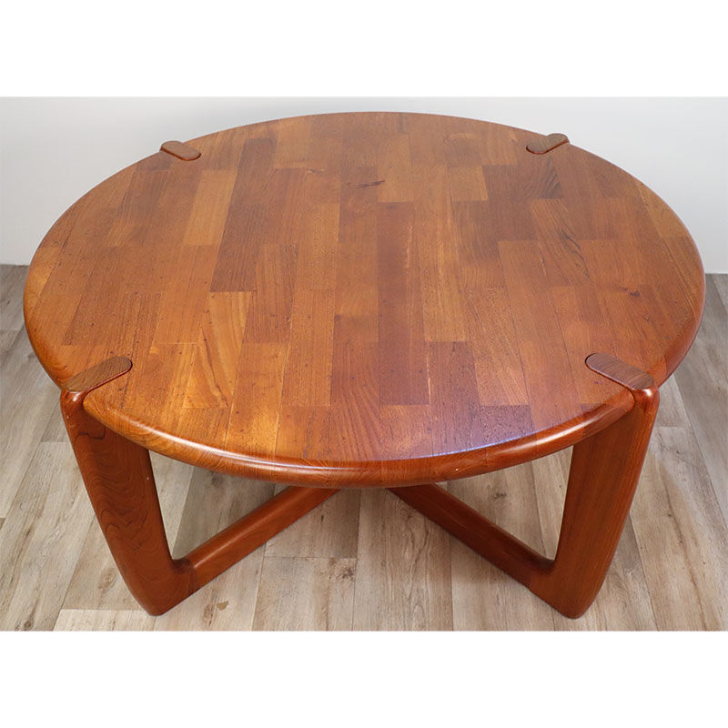 Scandinavian coffee table Denmark in teak 1960