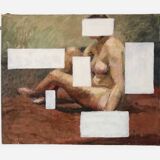 Wall composition from the early 20th century