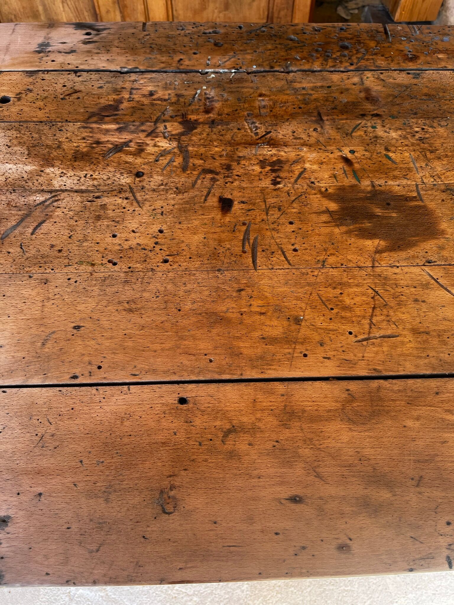 Old kitchen island/central workbench