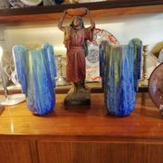 Pierrefonds art deco vases