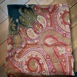 19th-century Alsatian Indian print in woven wool