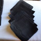 Black nape and towels in organdi