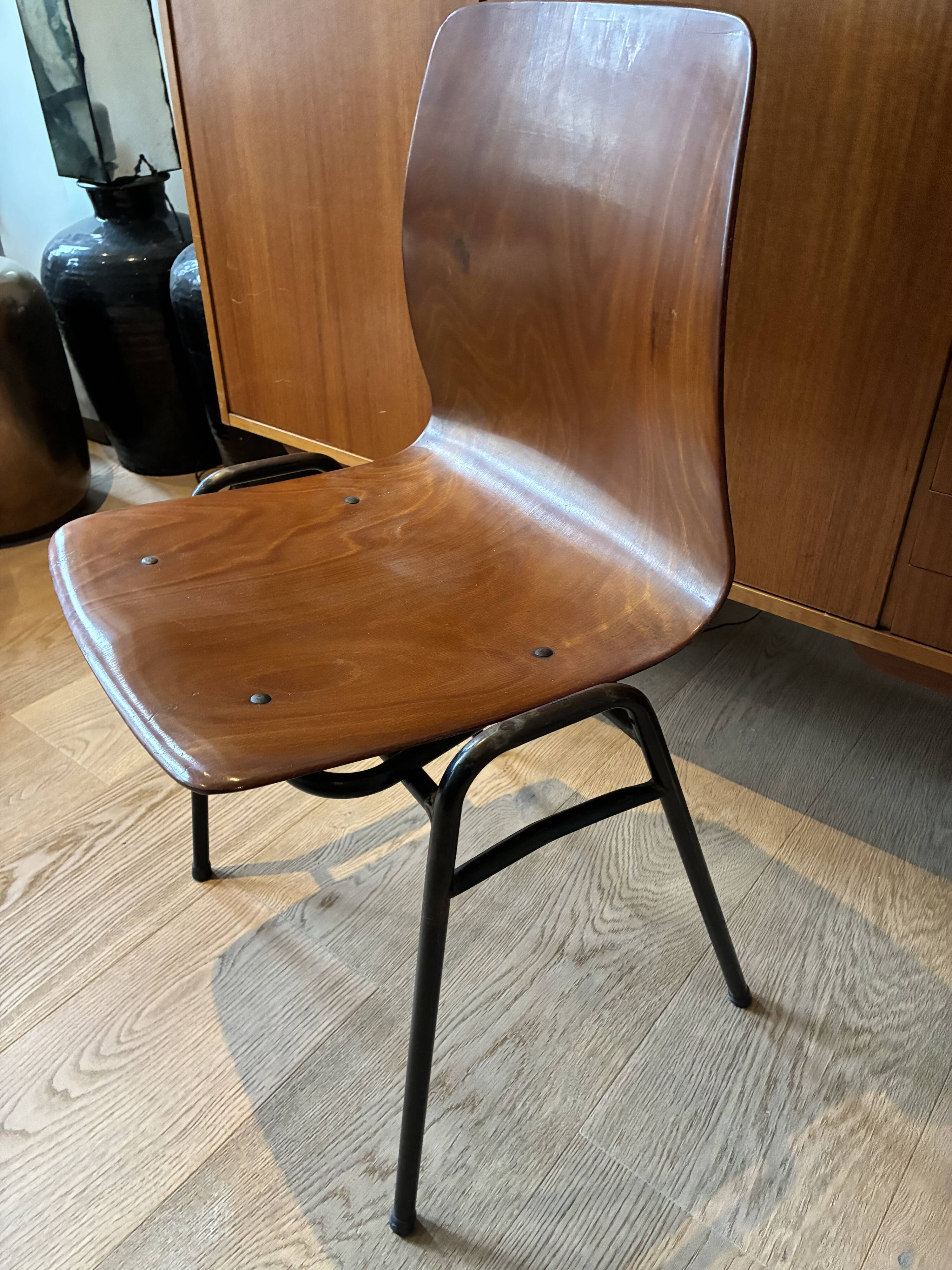 Lot de 6 chaises Pagholz vintage