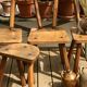 Brutalist oak set