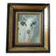 Pastel animalier, étude d’une Vache blanche.