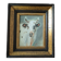 Pastel animalier, étude d’une Vache blanche.