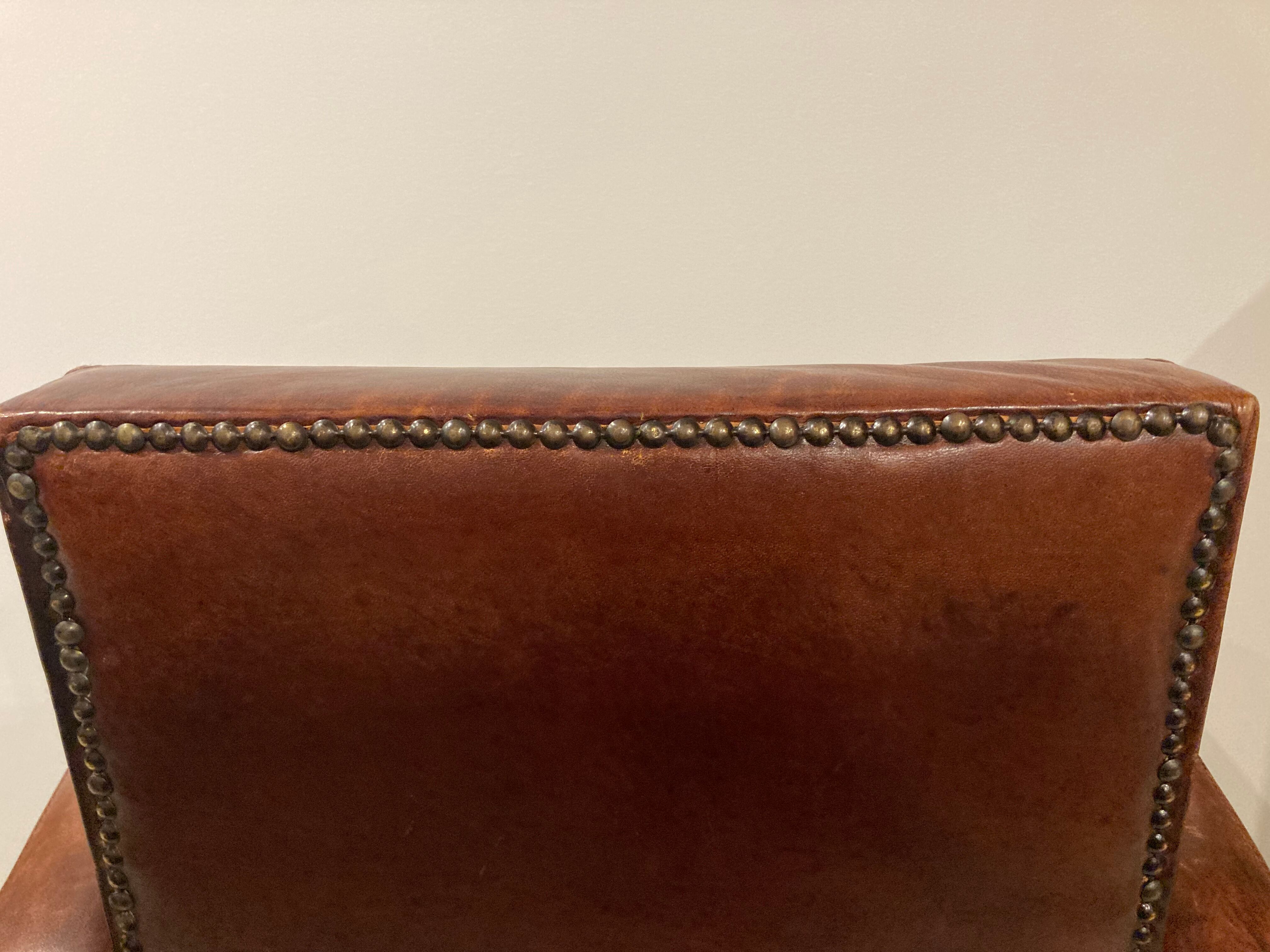 Leather armchair