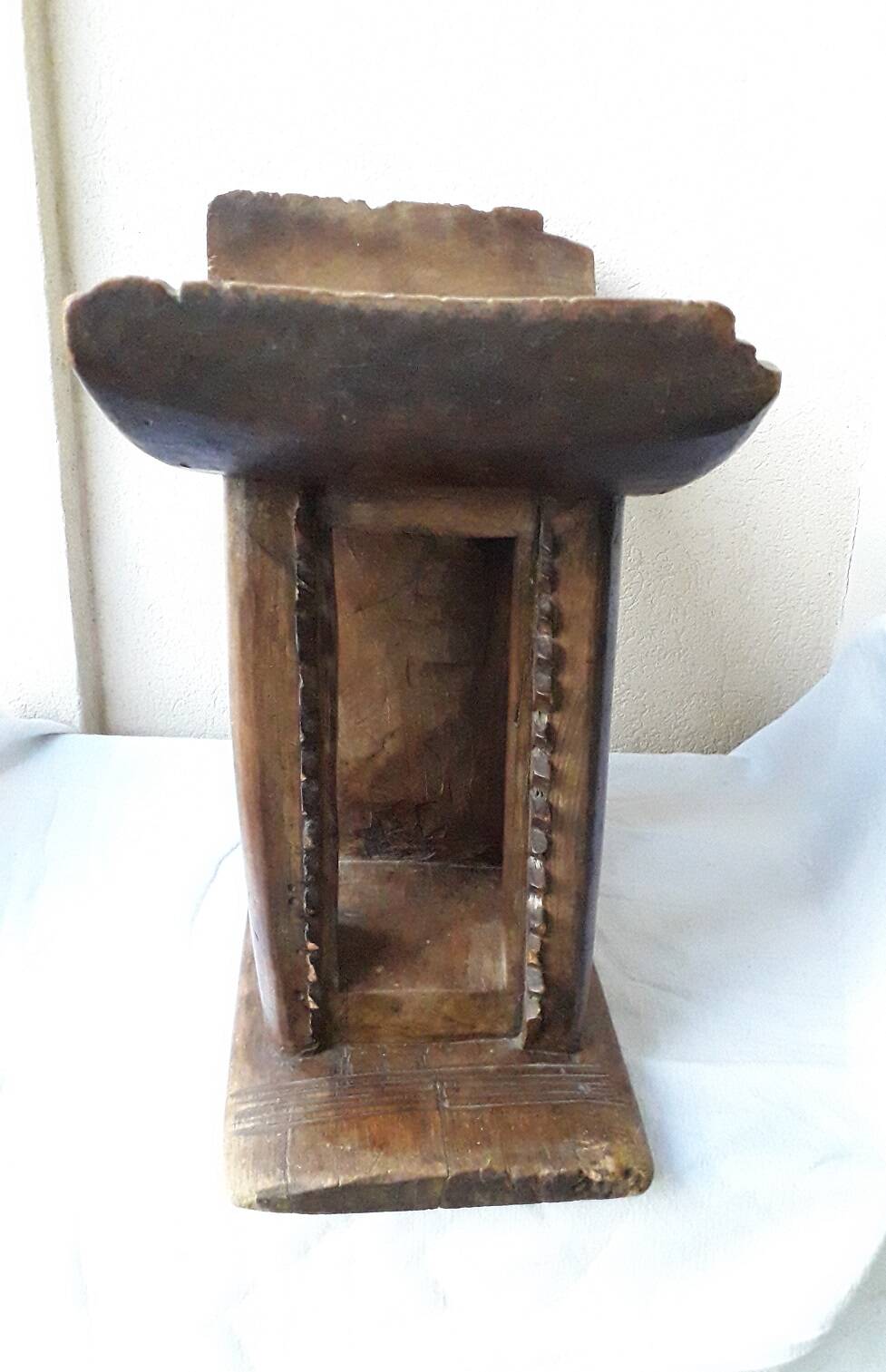 African wooden stool