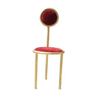 Artist's proof handcrafted tripod chair