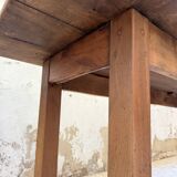 Walnut farmhouse table 2.10m from the 50s