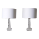 Pair of crystal table lamps by Carl Fagerlund for Orrefors, 1970s