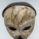 Masque Fang du Gabon – Art africain tribal ancestral, kaolin blanc rituel