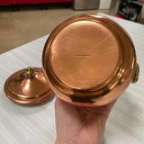 Antique solid tin-plated copper set – French manufacture – Gaillard