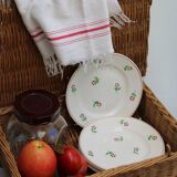 Set of 6 ceramic dessert plates