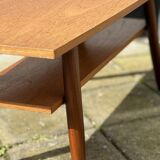 Scandinavian Teak Surfboard Coffee Table