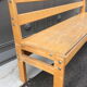 Mid-century vintage children's school bench