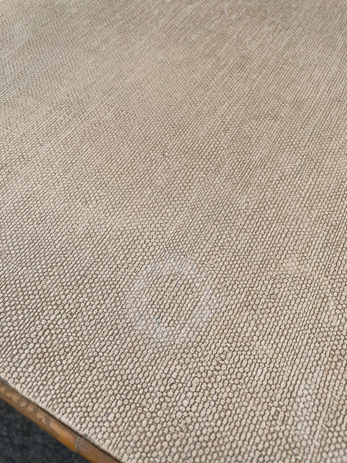 Bamboo and rattan desk and chair set, circa 1970