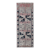 Vintage Turkish Oushak Rug Handwoven 119x330 cm