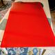 Table "floating" Space age 1970 Red Glass and Dove Tail - 140x80cm