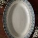 Luneville Feston ironstone oval dish