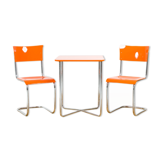 Mücke & melder 2 chairs & table set 40s