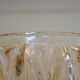 Pair of vintage globes for lighting - amber glass