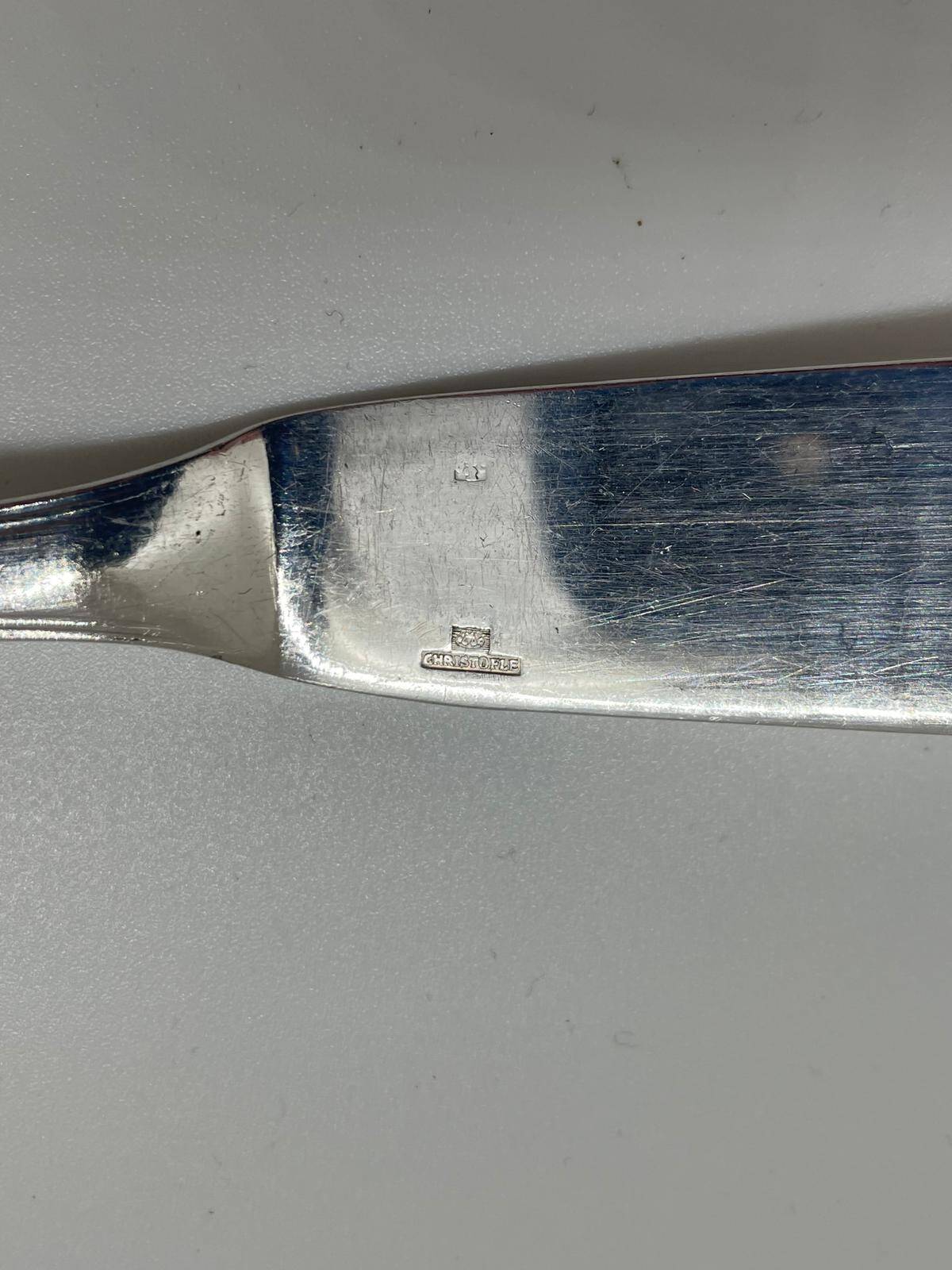 Christofle "America" fish cutlery set (x6)