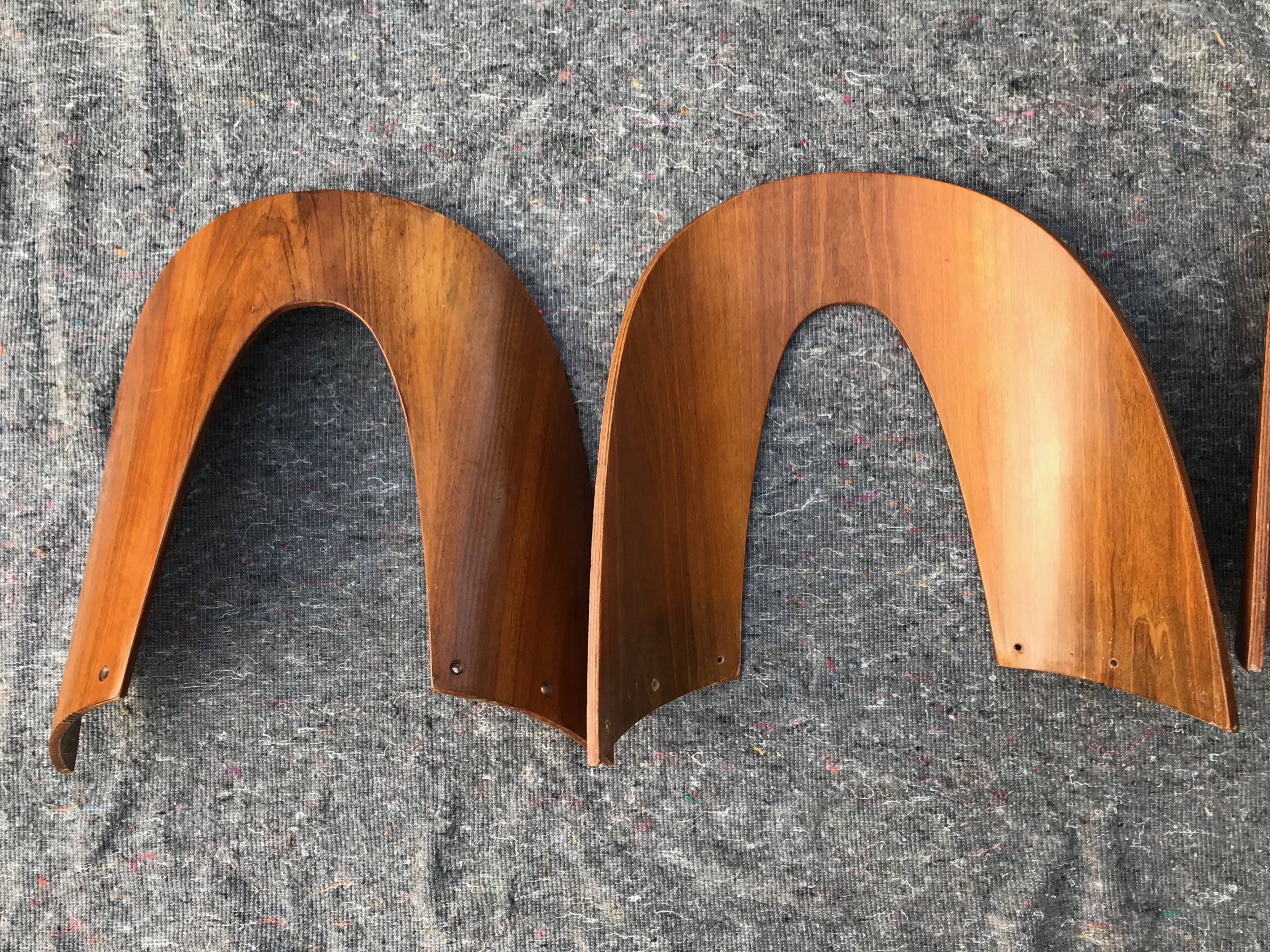 Ensemble de 10 chaises conçues par A. Suman, design tchèque, années 1960