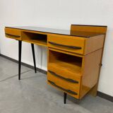 Writing desk with cabinet by Mojmír Požár for UP Závody Bučovice