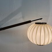 Midcentury swing wall lamp by Svend Aage Holm-Sørensen for HOLM-SØRENSEN & CO, 1950S