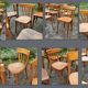 Lot 12 baumann bistro chairs and other 30/50 years