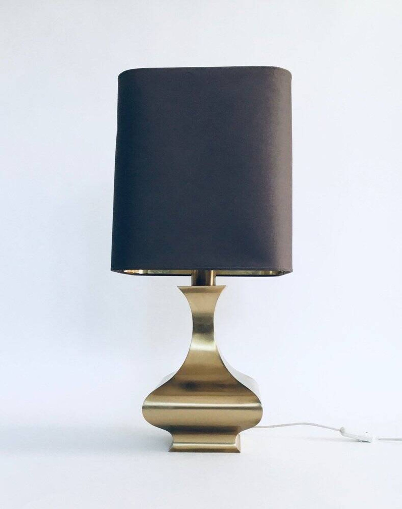 Hollywood Regency Style Brass Table Lamp, 1970s