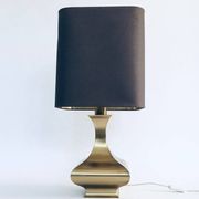 Hollywood Regency Style Brass Table Lamp, 1970s