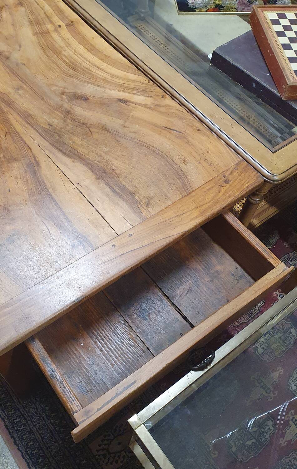 Walnut coffee table