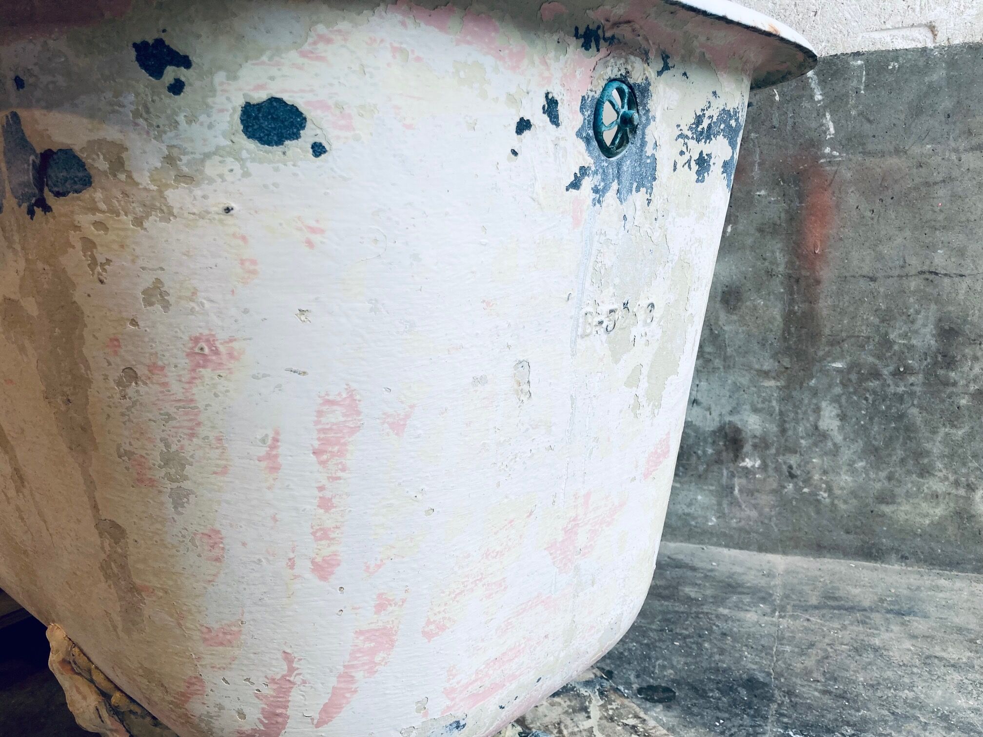 Cast iron bathtub eagle's feet