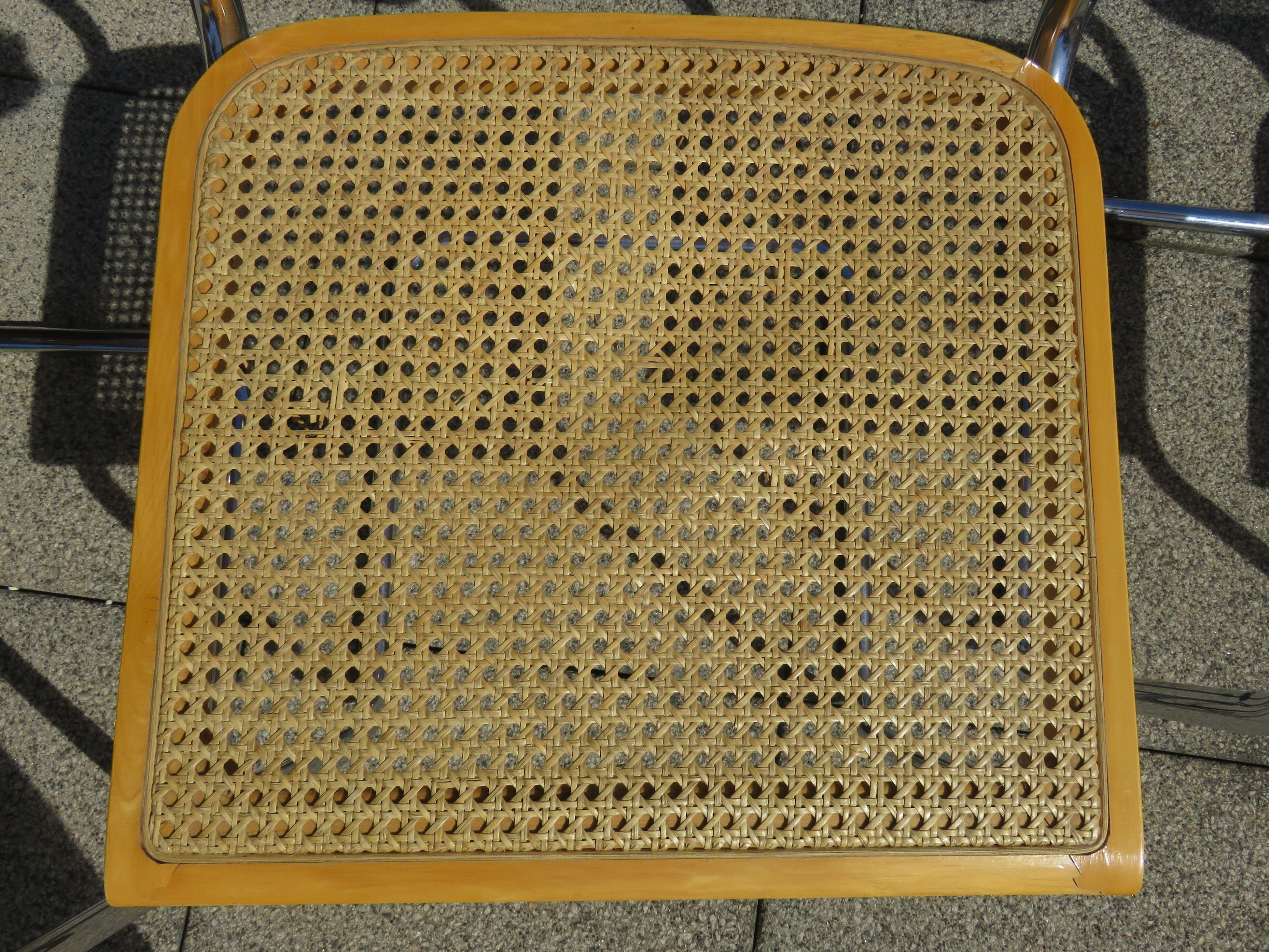 Lot de 4 chaises Marcel Breuer Cesca modèle b32