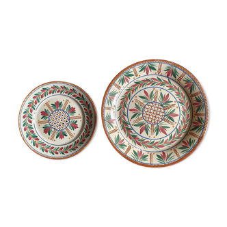 Quimper HB dish and plate
