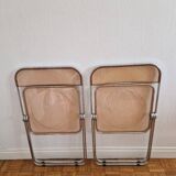 Pair of vintage Plia design chairs by G. Pipette for Castelli from the 60s