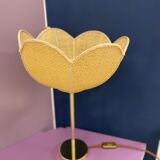 Lampe a poser corolle cannage